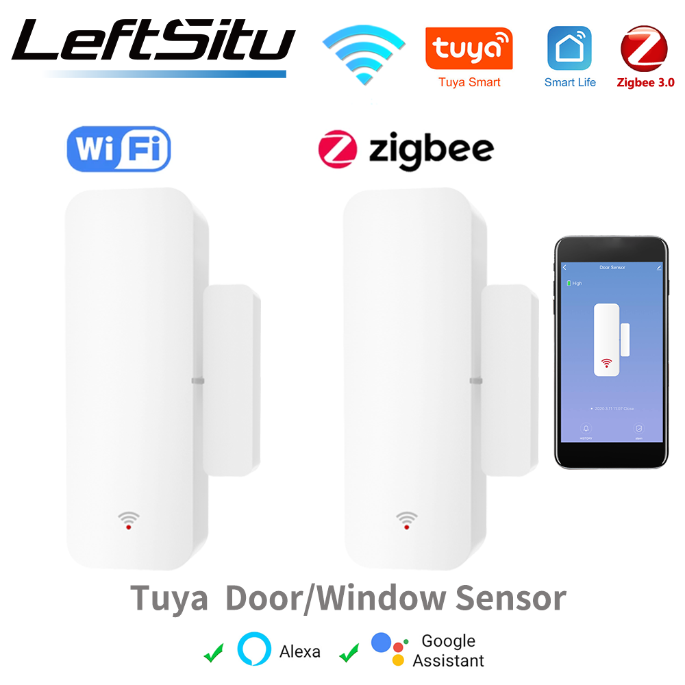 Smart Home Proxmox - Tuya WiFi Zigbee3.0 ドア窓センサー スマートホーム開閉検知器 窓センサーは