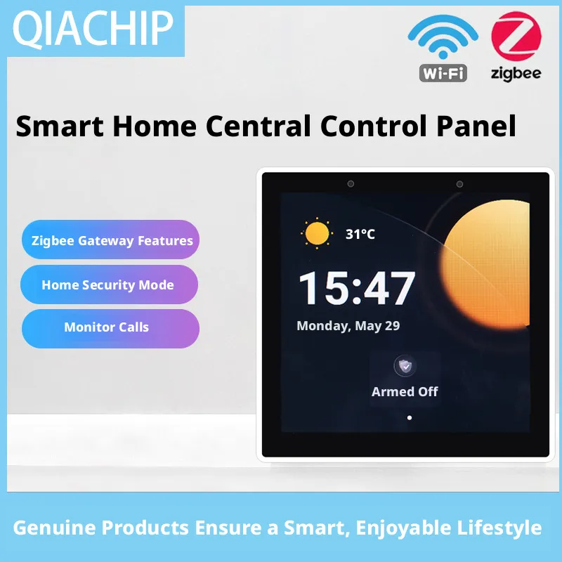 Smart Home Project - スマートホーム86多機能セントラルコントロールスクリーンWiFiスイッチパネルタッチスクリーンホームセキュリティZigbee音声ゲートウェイ