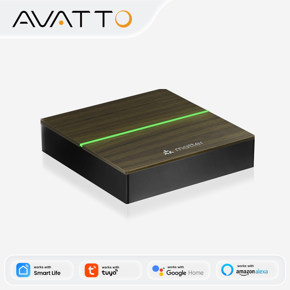Smart Home Hub Matter - AVATTO Matterスマート有線ゲートウェイハブ ZigBeeスマートホームブリッジリモートコントローラー、Tuya、HomeKit、Siri、Google Home、Alexa対応