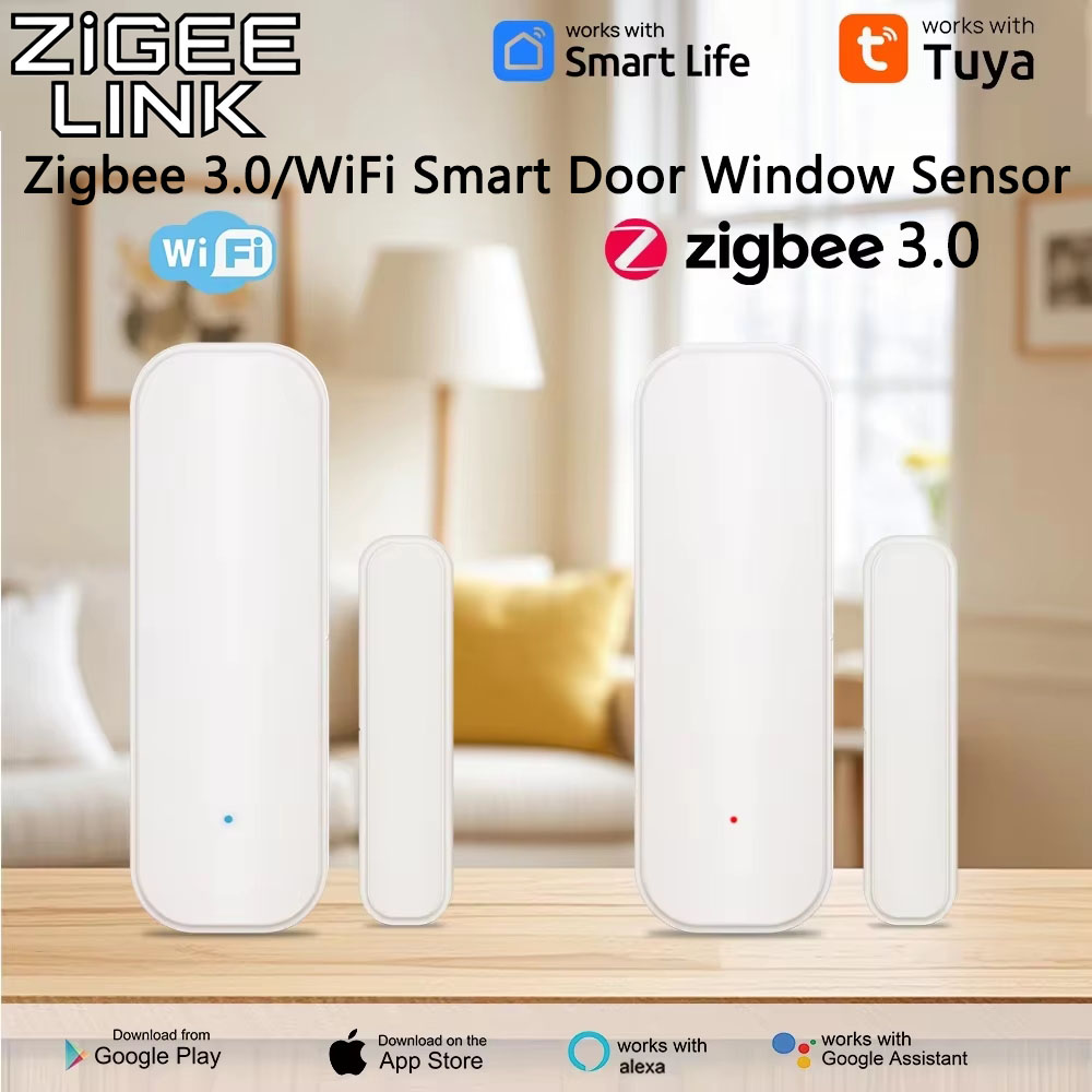 Smart Home Proxmox - Zigbee WIFI ホーム盗難警報器 TUYA スマートドア開閉検知器 窓センサー