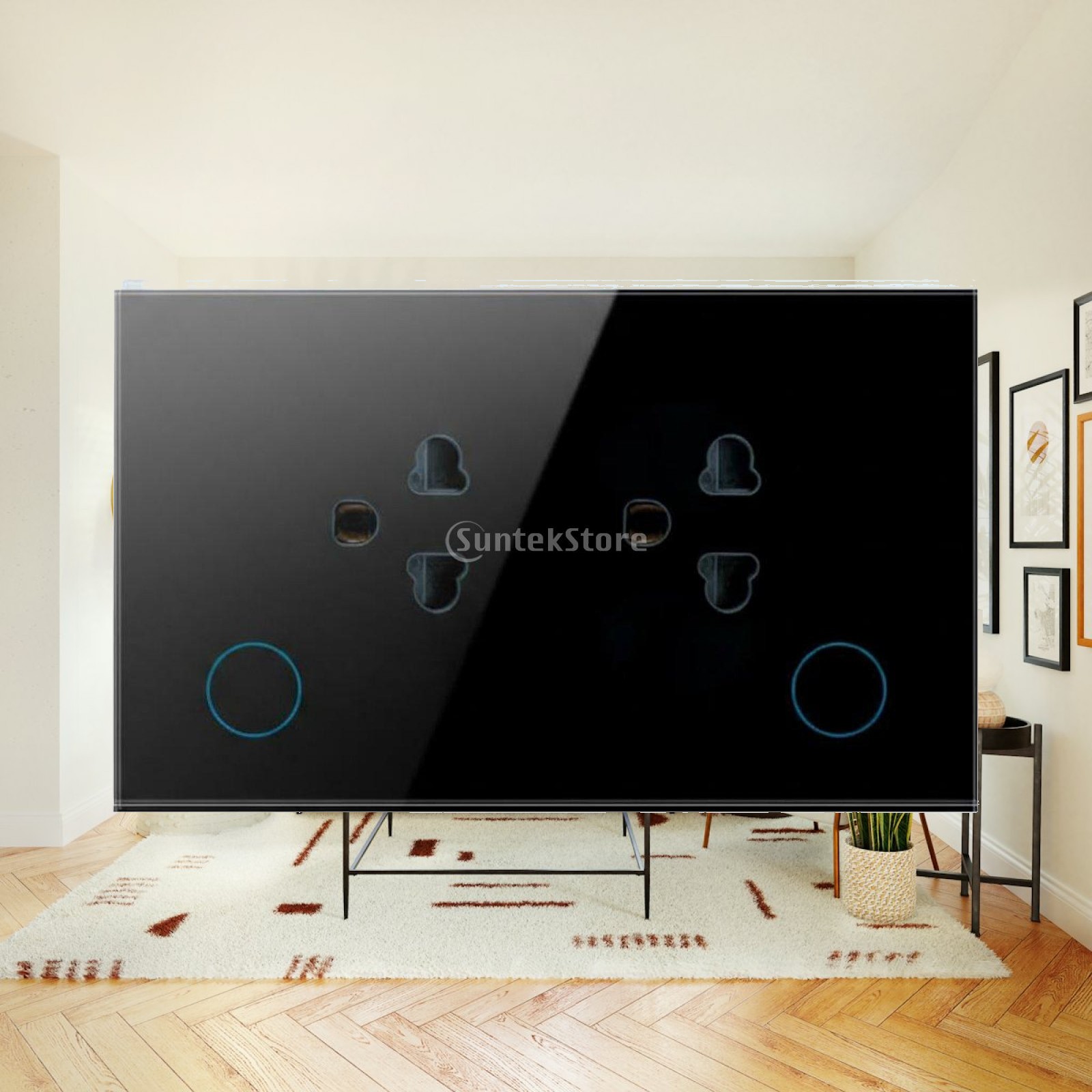 Smart Home Bridge - Matter対応スマートウォールプラグ、Wi-Fiコンセント、ホームボイスコントロール対応、Apple HomekitとGoogleアシスタントに対応、ブリッジ不要