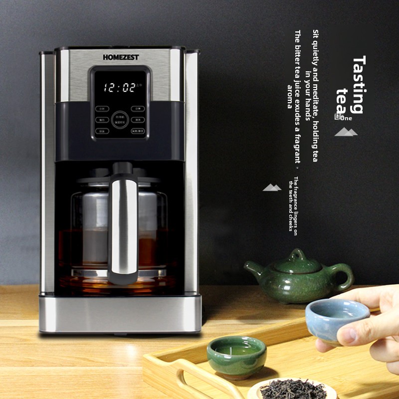 Home Smart Kettle - 全自動お茶抽出機一体型家庭用ティーメーカー オフィス用スチームティーケトル スマート予約機能付き