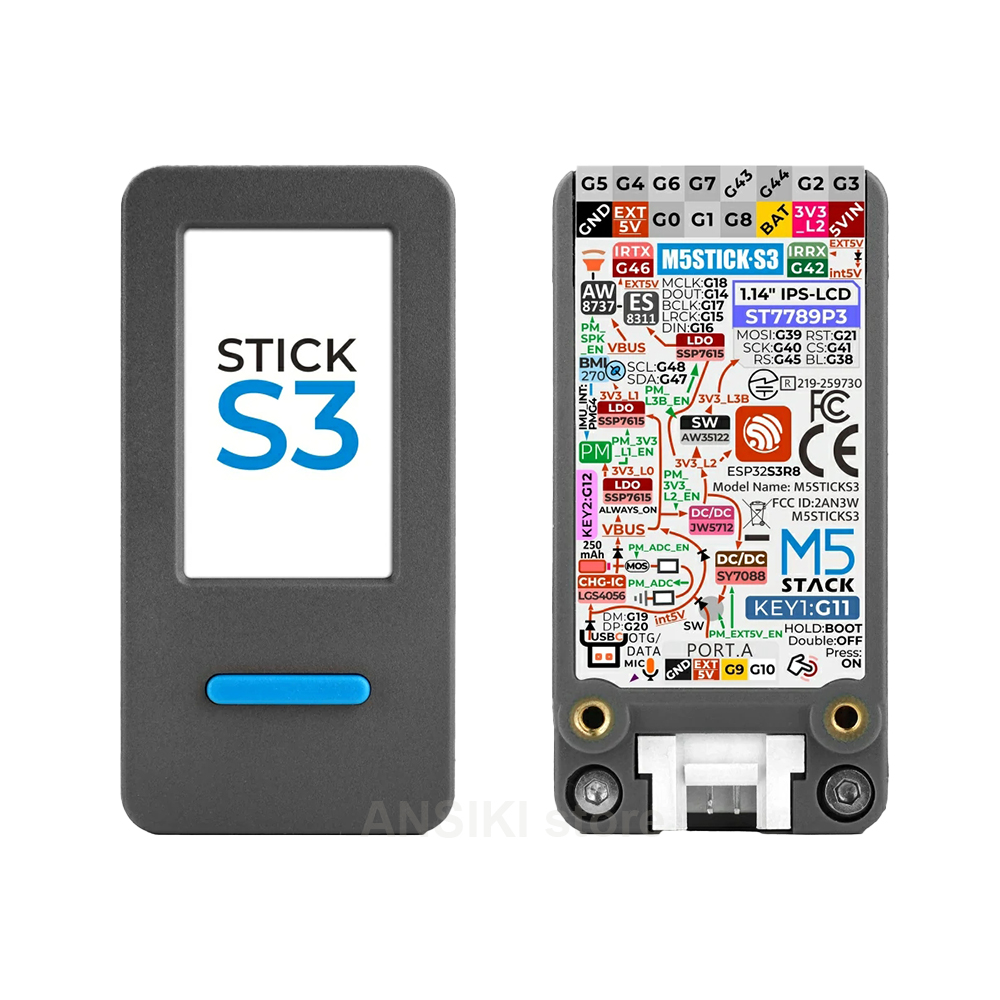 Smart Home Kit - M5Stack M5StickS3 ESP32-S3 IoT開発キット、IoT制御スマートホームアプリケーション用の画面付きポータブルキット