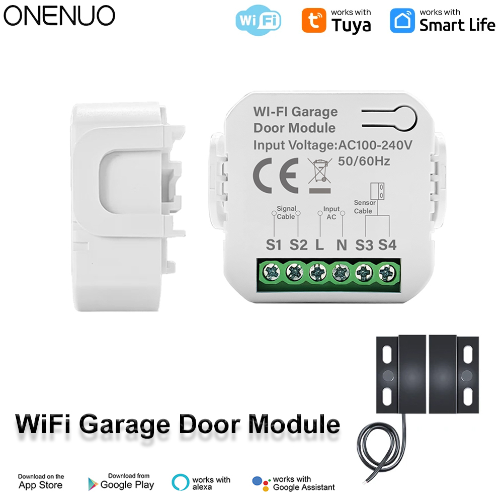 Smart Home Proxmox - スマート Tuya WiFi ガレージドアスイッチ ドア開閉 スマートライフアプリコントローラー