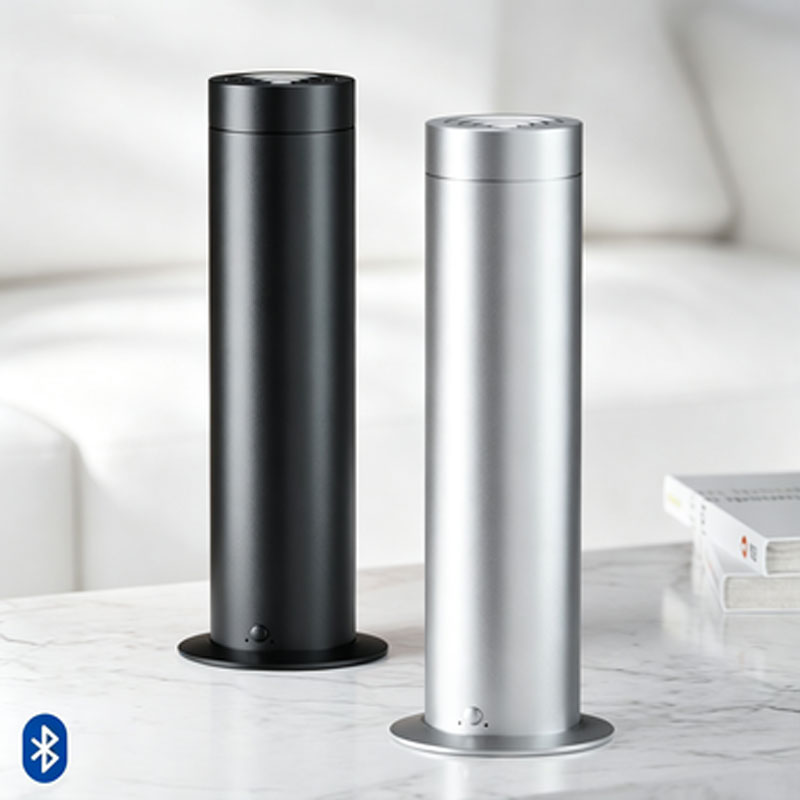 Smart Home Fragrance Diffuser - スマートウォーターレスアロマディフューザー Bluetoothアプリ制御フレグランスマシン セントオイルエッセンシャルディフューザー 空気清浄機 ホームオフィス用