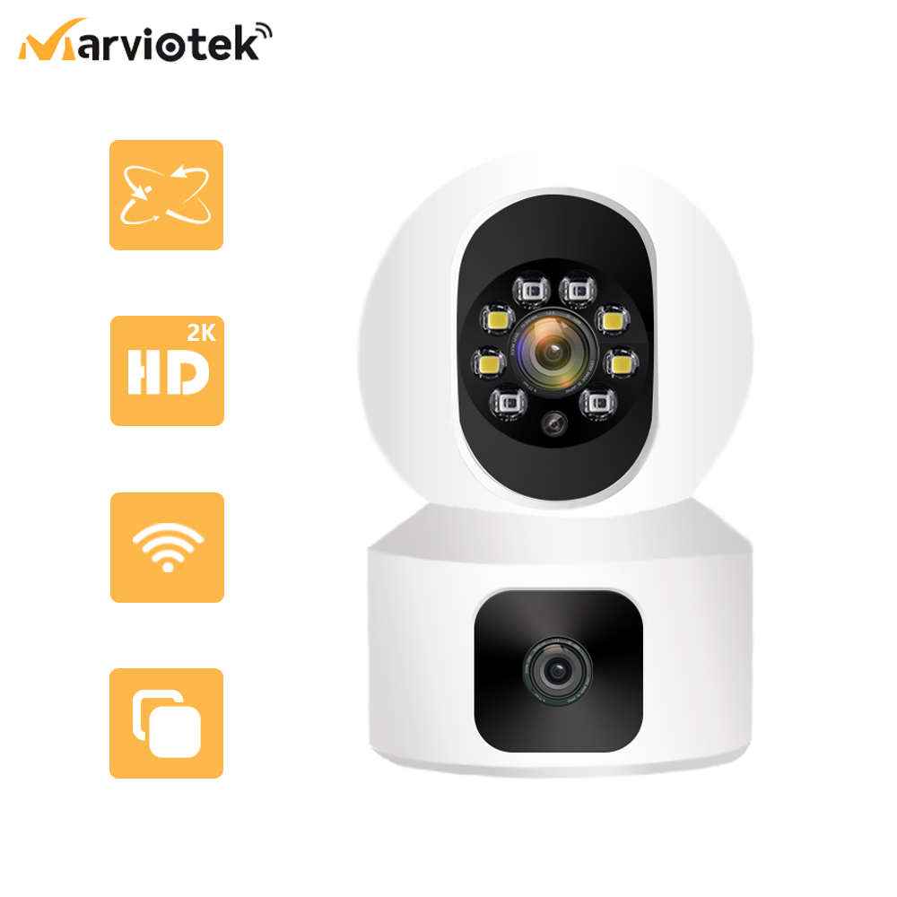 Smart Home Kamera - ツルのWifiカメラ,2K,スマートホームビデオのセキュリティ保護用のディレススチールビデオモニター