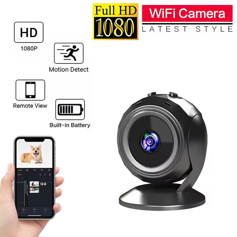 Smart Home Kamera - ミニWiFiカメラ360 ° 回転 Espia デジタル ワイヤレス