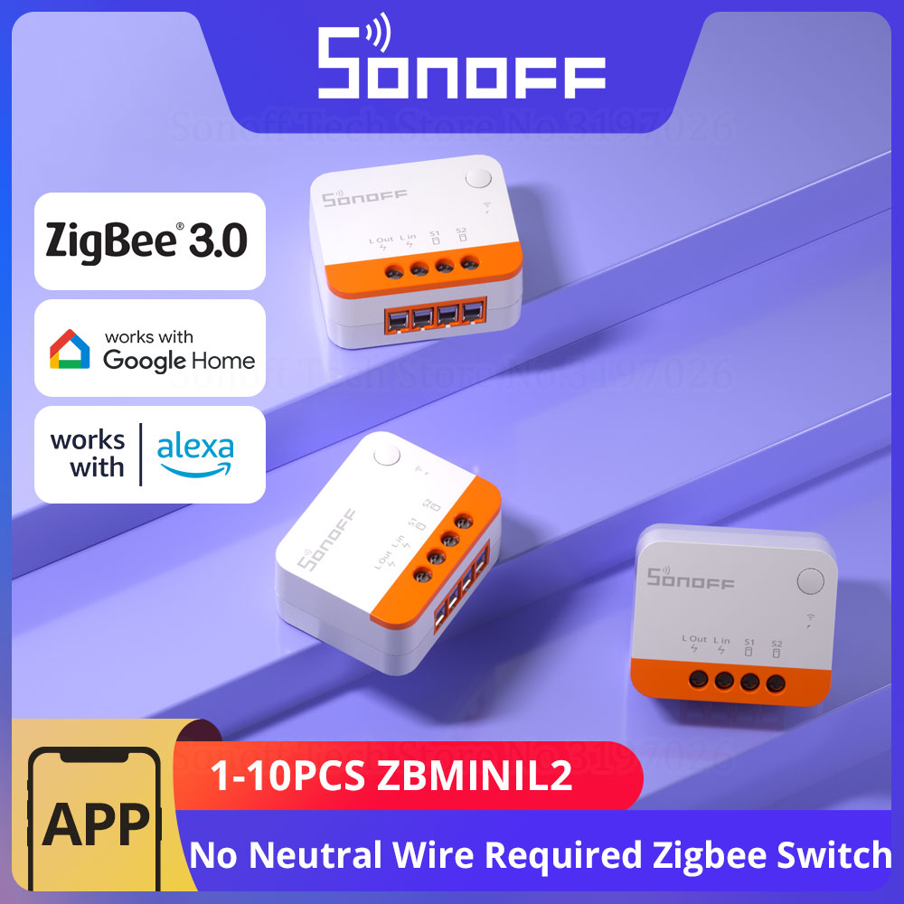 Smart Home Z Wave - 1-10 個 SONOFF ZBMINIL2 Zigbee 3.0