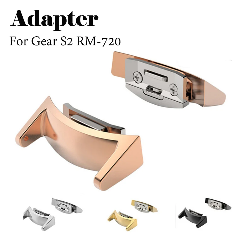 Smart Home Samsung - サムスンギア S2 RM-720 用アダプター金属時計バンドコネクタ交換可能なコネクタアダプター接続 20 ミリメートルサムスン時計ストラップ用