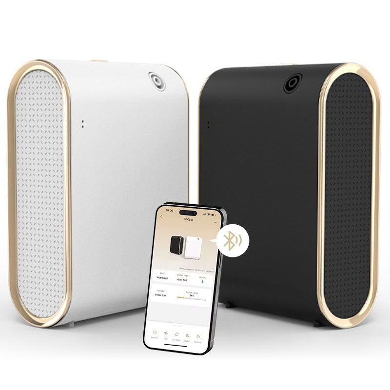 Smart Home Fragrance Diffuser - 水なしルームフレグランスディフューザースマートアロマディフューザーマシン電気香り家庭用 500m3 Bluetooth 香りディストリビューター