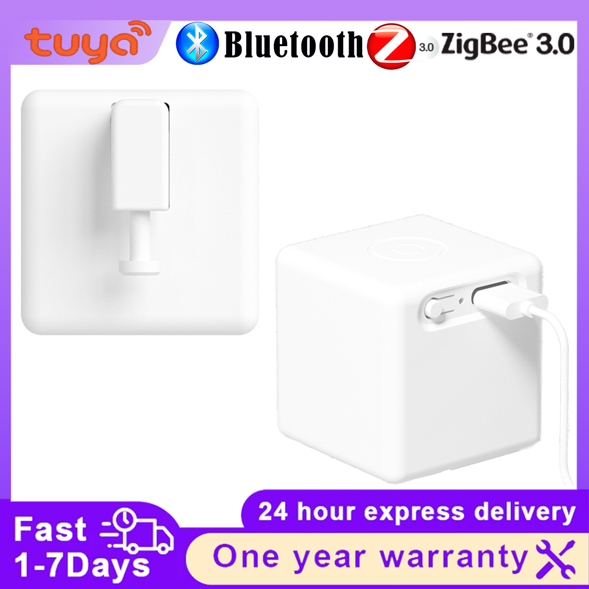 Smart Home Z Wave - Tuya スマート フィンガーボット スイッチ ボット Zigbee3。