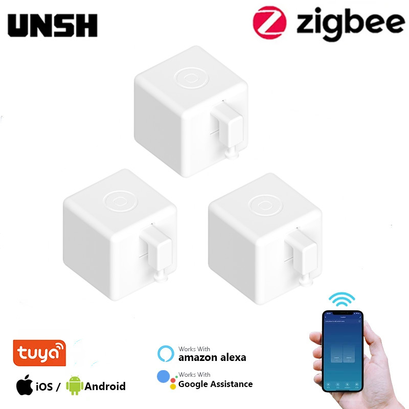Smart Home Z Wave - Tuya Zigbee 1/3 個スマート Tpye-C 充電式タッチフィンガーボットプラスロボットボタンプッシャーアームスイッチサポート