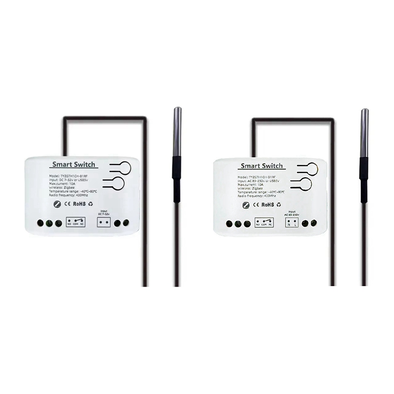 Smart Home Z Wave - Zigbee-接続された完全なスイッチ,温度センサー,乾式接点,Zigbeeリレー,ホームアシスタントと連携