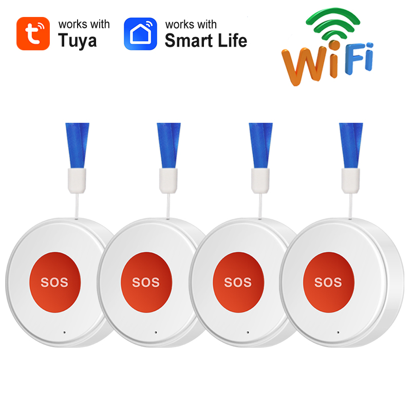 Smart Home Simple - スマートライフアプリ WiFi SOS緊急ボタン Tuyaホームセキュリティ 高齢者/子供向け ワンクリックコールヘルプアラーム