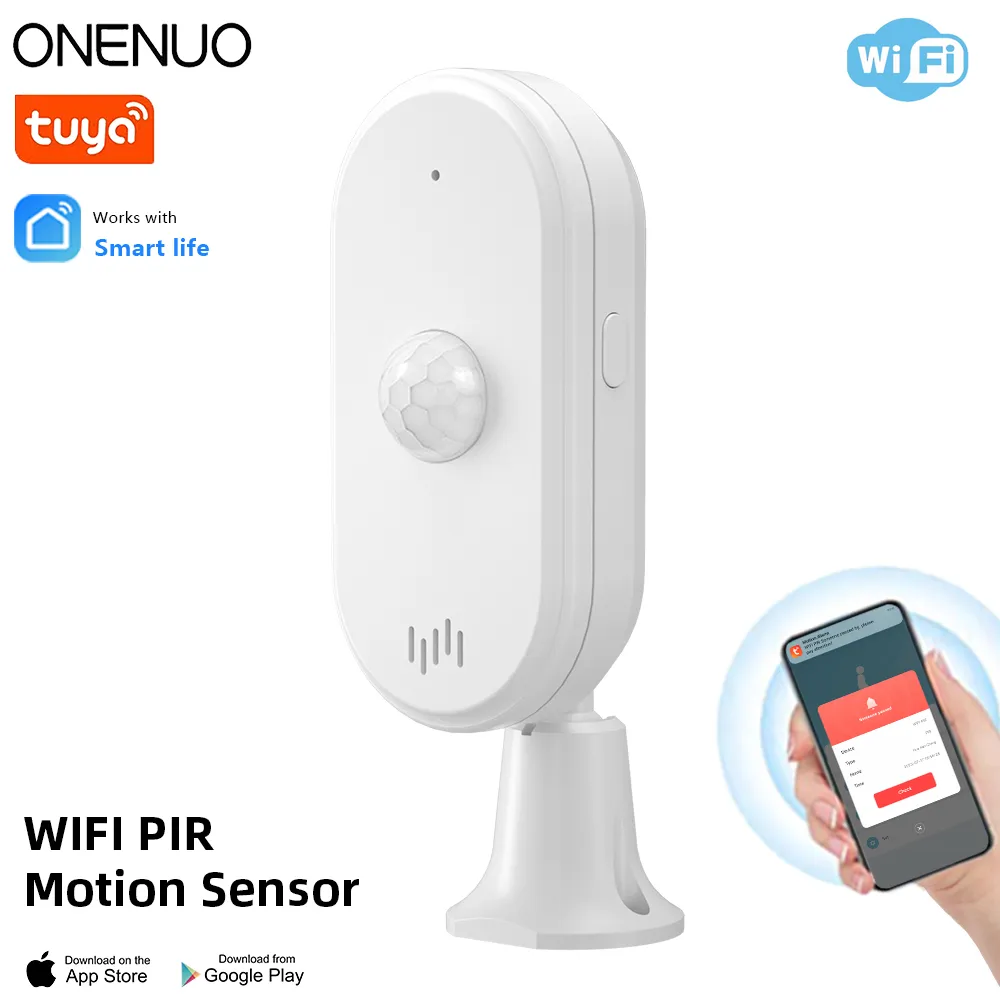 Smart Home Proxmox - ONENUO Tuya WiFi セキュリティ盗難警報赤外線運動人間 PIR モーションセンサー検出器スマートライフ