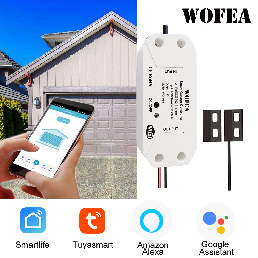 Smart Home Hub Matter - Wofea Tuya スマート WIFI 2.4G ガレージドアオープナーコントローラー