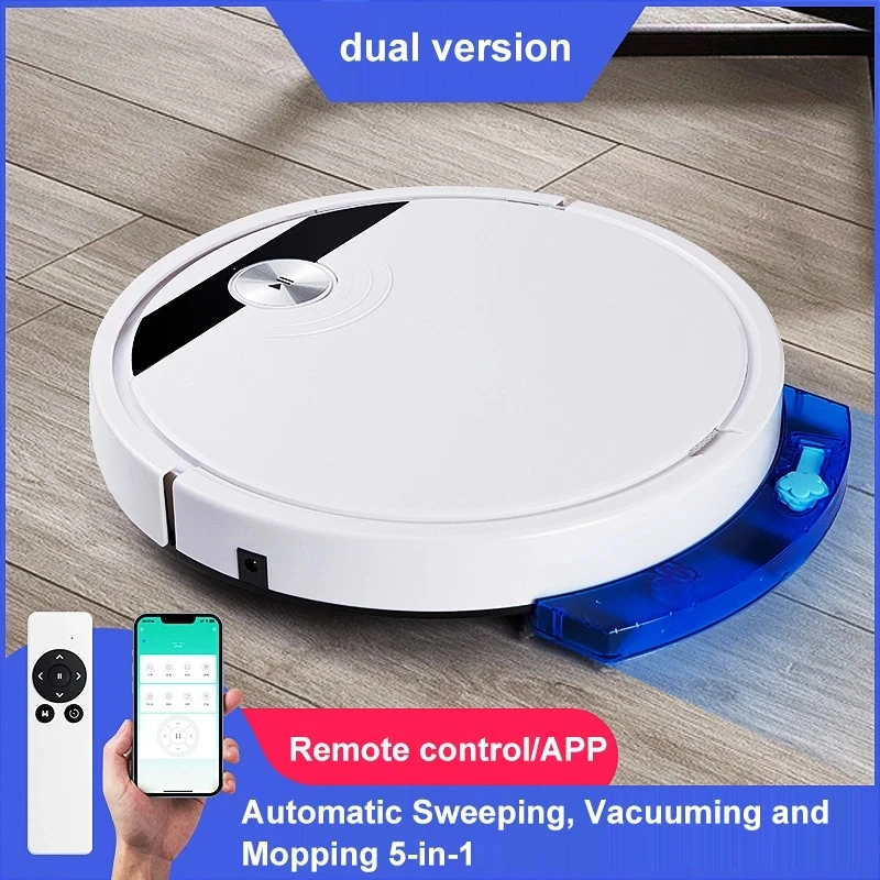 Vacuum Cleaner Smart Home - 新しい 2800PA 3-in-1 RS800 リモコン&アプリ付き超静音スマートロボット掃除機ウェット&ドライモップフロア家電